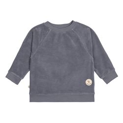 Lässig Sweatshirt - Terry - gris/bleu (Anthracite)