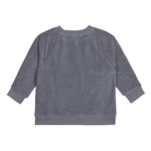 Lässig Sweatshirt - Terry - grau/blau (Anthracite)