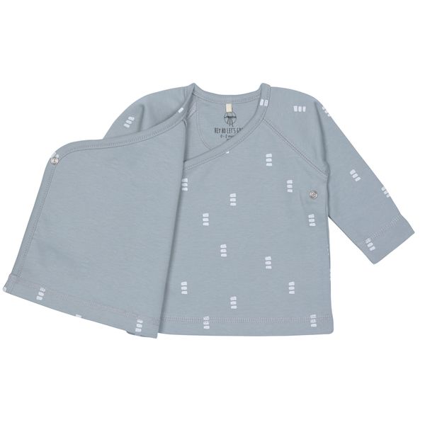 Lässig T-shirt Kimono Bébé  - bleu (Bleu clair)