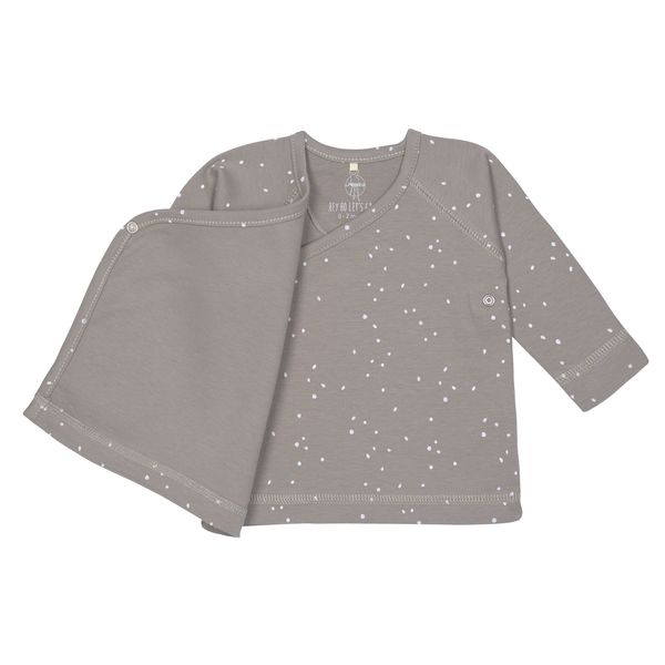 Lässig T-shirt Kimono Bébé  - gris/brun (Taupe)