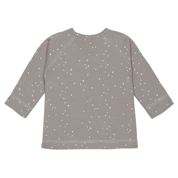 Lässig T-shirt Kimono Bébé  - gris/brun (Taupe)