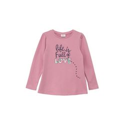 s.Oliver Red Label Longsleeve with effect print   - pink (4350)