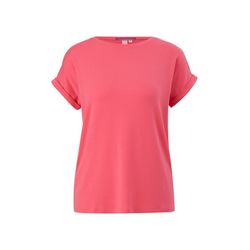 Q/S designed by T-Shirt in Stretch-Qualität   - pink (4300)