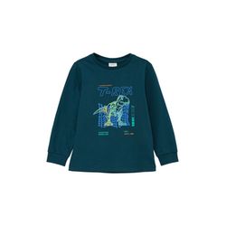 s.Oliver Red Label Long sleeve with rubberized print   - blue (6904)