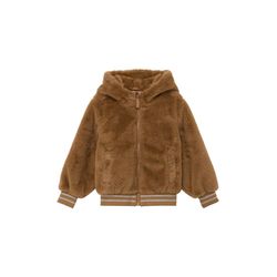 s.Oliver Red Label Teddy jacket with hood - brown (8469)
