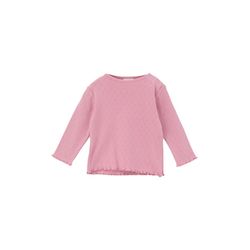 s.Oliver Red Label Long sleeve top with an openwork pattern  - pink (4350)