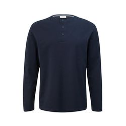 s.Oliver Red Label T-shirt with long sleeves - blue (5978)