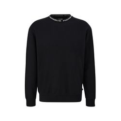 Q/S designed by Sweat-shirt avec bordure jacquard - noir (9999)