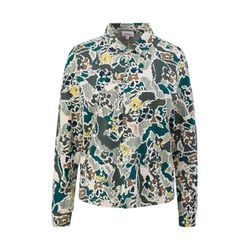 s.Oliver Red Label Cotton stretch blouse  - green/yellow/blue (67A0)