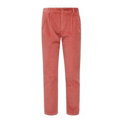 s.Oliver Red Label Regular: Corduroy pleated trousers  - pink (2074)