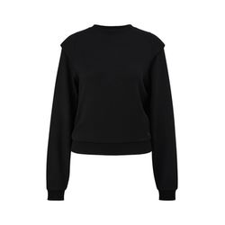 Q/S designed by Scuba sweatshirt with shoulder yoke  - black (9999)