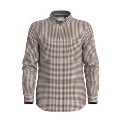 s.Oliver Red Label Cotton stretch check shirt   - brown (84N1)