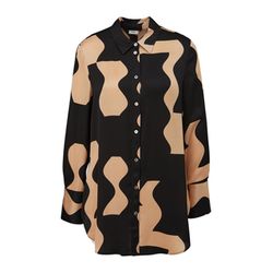 s.Oliver Black Label Viscose blouse - black/brown (99A4)