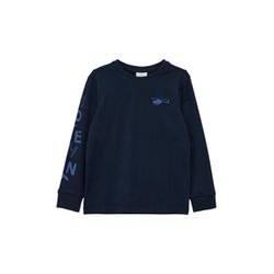s.Oliver Red Label Long sleeve with rubberized print  - blue (5952)