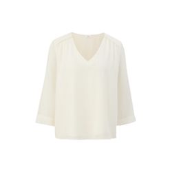 s.Oliver Black Label Chiffon blouse with lining - white (0700)