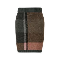s.Oliver Red Label Twill skirt in checkered pattern   - brown (99N4)
