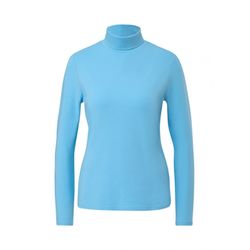 comma T-shirt long en modal mix   - bleu (5194)