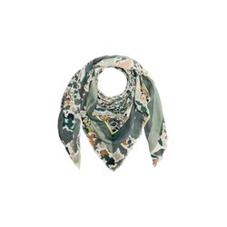 s.Oliver Red Label Scarf with all-over print - green (67D4)