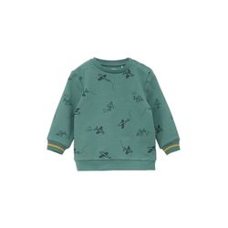 s.Oliver Red Label Sweatshirt mit Allover-Print  - grün/blau (65A1)