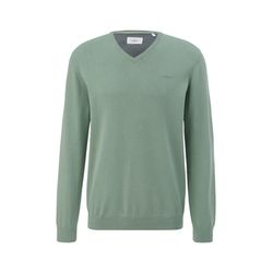 s.Oliver Red Label Regular fit: fine knit sweater - green (7210)
