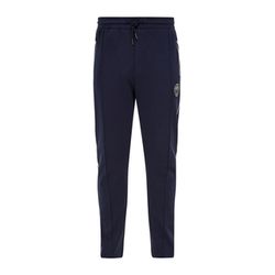 Q/S designed by Regular: Jogger with embroidery   - blue (5852)