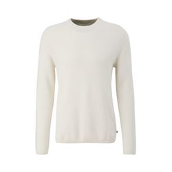 Q/S designed by Cotton sweater - white (03W0)