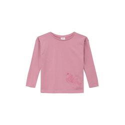 s.Oliver Red Label Long sleeve top with a glitter print  - pink (4350)