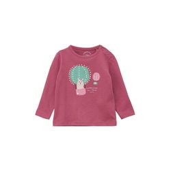 s.Oliver Red Label Longsleeve mit Frontprint - pink (4592)