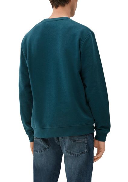 s.Oliver Red Label Sweatshirt mit Frontprint - blau (69D1)