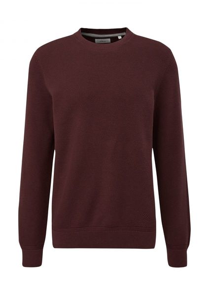 s.Oliver Red Label Cotton fine knit sweater  - purple (4960)