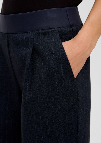 s.Oliver Red Label Regular: Pantalon à rayures  - bleu (5959)