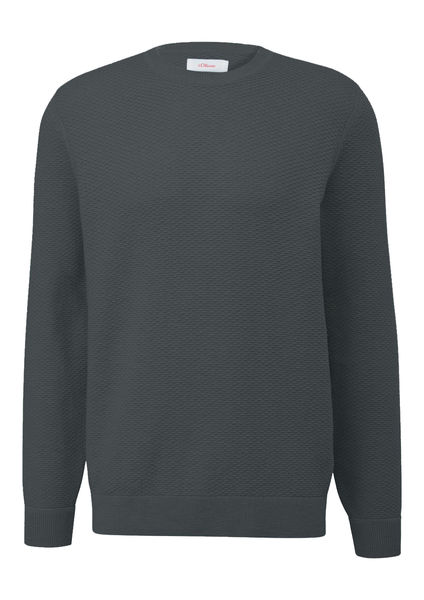 s.Oliver Red Label Pullover aus Baumwolle - grau (7909)