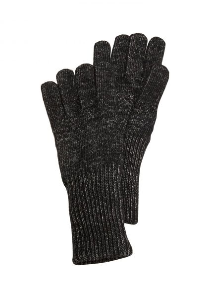 s.Oliver Red Label Gants en laine à tricoter   - noir (99X1)