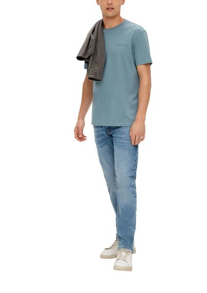 Q/S designed by Basic cotton shirt  - blue (63L0)