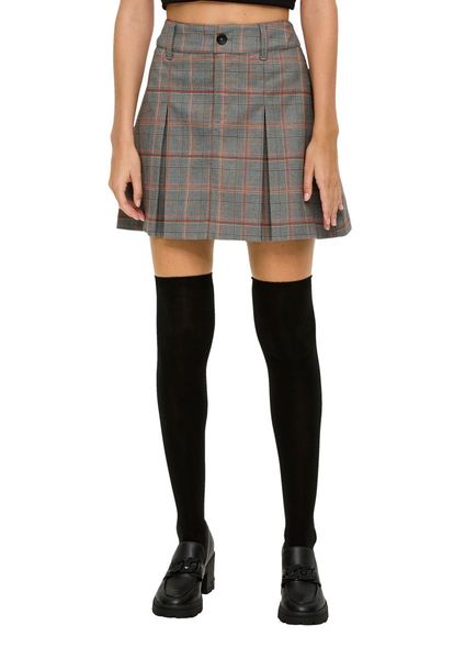 Q/S designed by Mini skirt with box pleats   - pink (20N0)