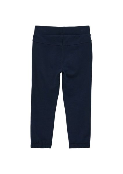 s.Oliver Red Label Pantalon sweat avec ceinture côtelée   - bleu (5952)