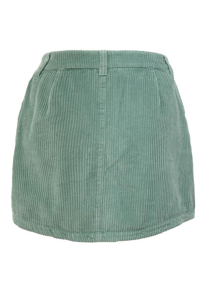 Q/S designed by Mini skirt in corduroy quality - green (6575)