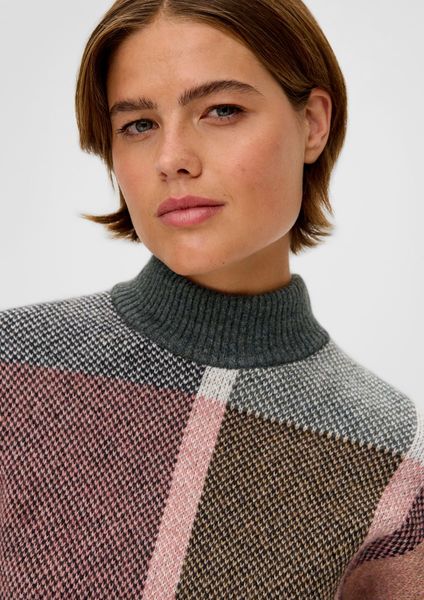 s.Oliver Red Label Wool mix knit sweater  - pink/gray (99N4)