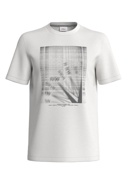 s.Oliver Red Label T-shirt avec imprimé - blanc (01D1)