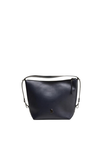 Blue black outlet bag