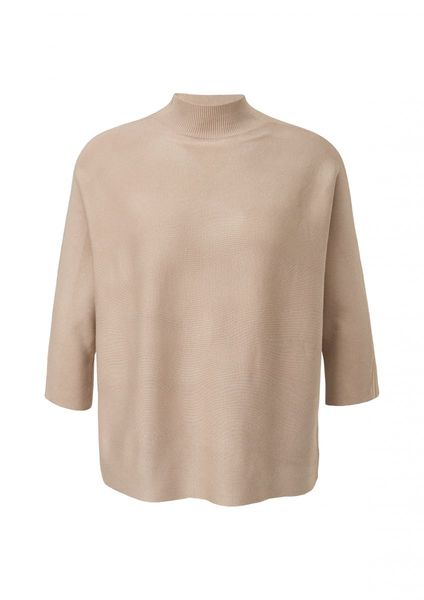 comma Pull en tricot avec inserts   - beige (8156)