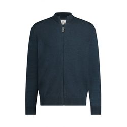 State of Art Cardigan with textured pattern - blue (5559)