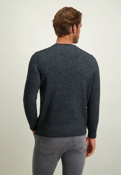 State of Art Regular-Fit-Pullover mit V-Ausschnitt - blau (5517)