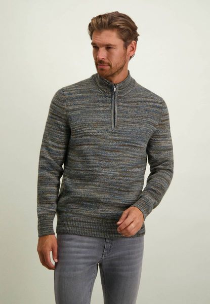 State of Art Pullover Sportzip   - blau (5655)