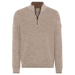 Camel active Feinstrick Troyer aus Baumwollmix - beige (03)