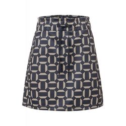 Street One Skirt with print and pockets - blue (21238)
