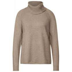 Street One Easy roll-neck sweater - beige (14960)