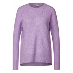 Street One Sweater with structure - purple (15290)