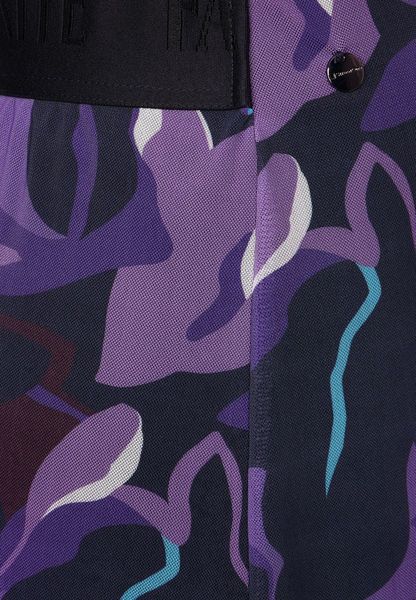 Street One Jupe mesh imprimée - violet (35181)