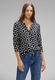 Street One Viscose blouse with print - blue (21238)